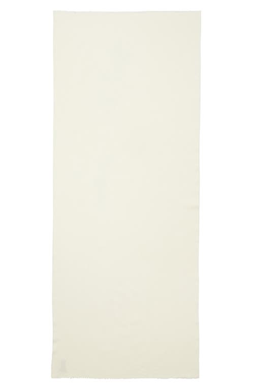 Totême Toteme Classic Wide Virgin Wool Scarf In Ivory
