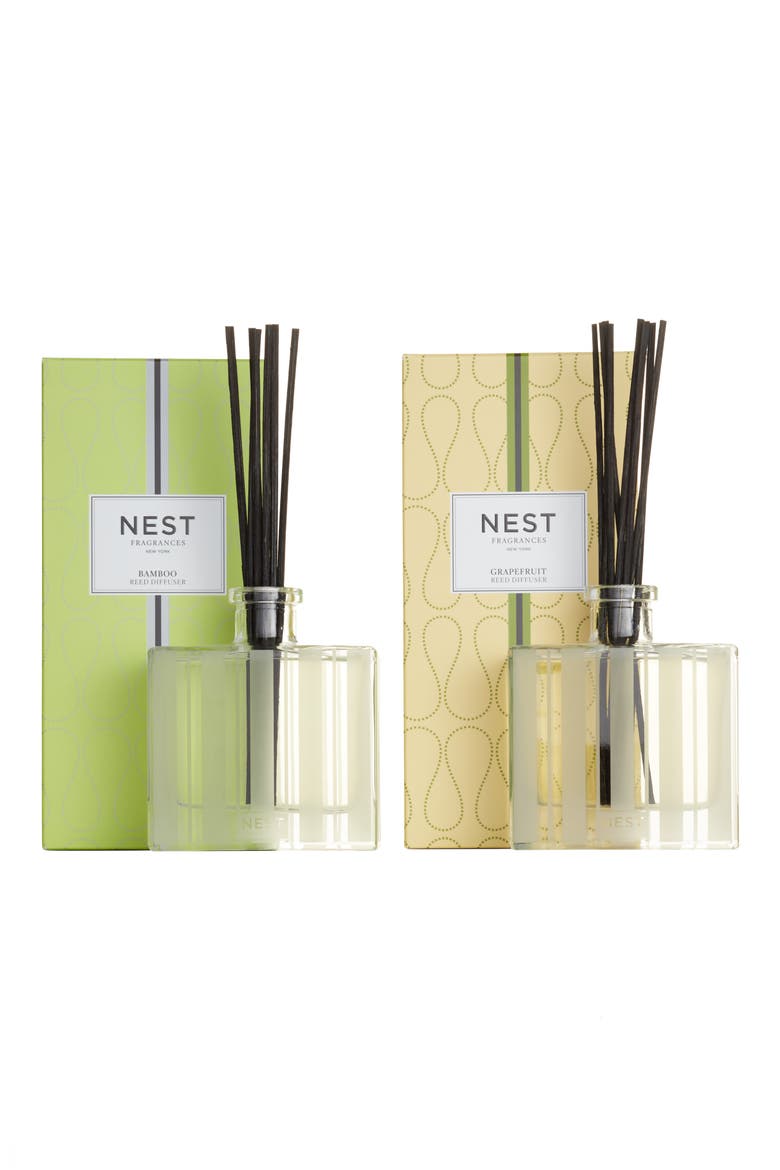 NEST Fragrances Bamboo & Grapefruit Reed Diffuser Duo, Main, color, NO COLOR
