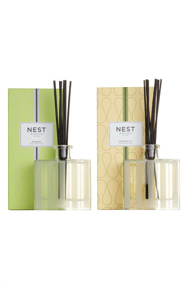 NEST New York NEST Fragrances Bamboo & Grapefruit Reed Diffuser Duo, Main, color,
