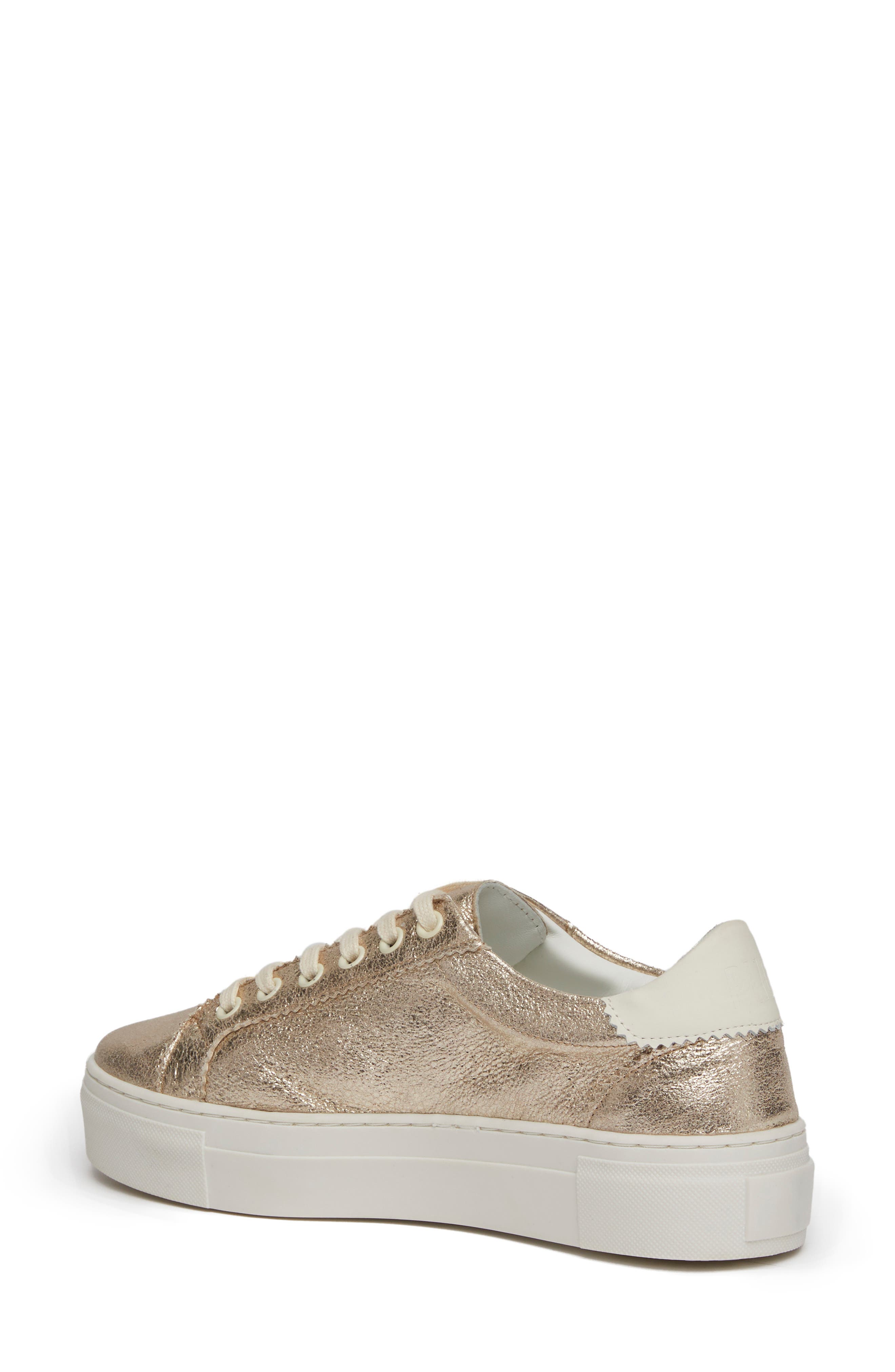 PAIGE Amelia Sneaker, Alternate, color, Champagne