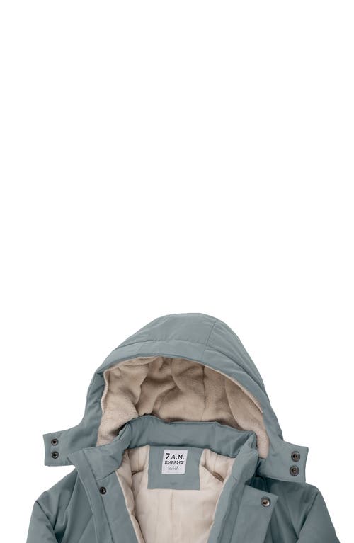 7 A.m. Enfant Grand Benji Snowsuit In Green