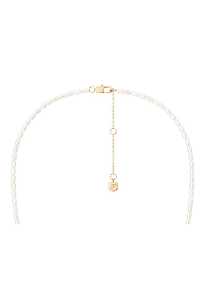 Harlow Pav Rondelle Imitation Pearl Necklace, Alternate, color, MULTI