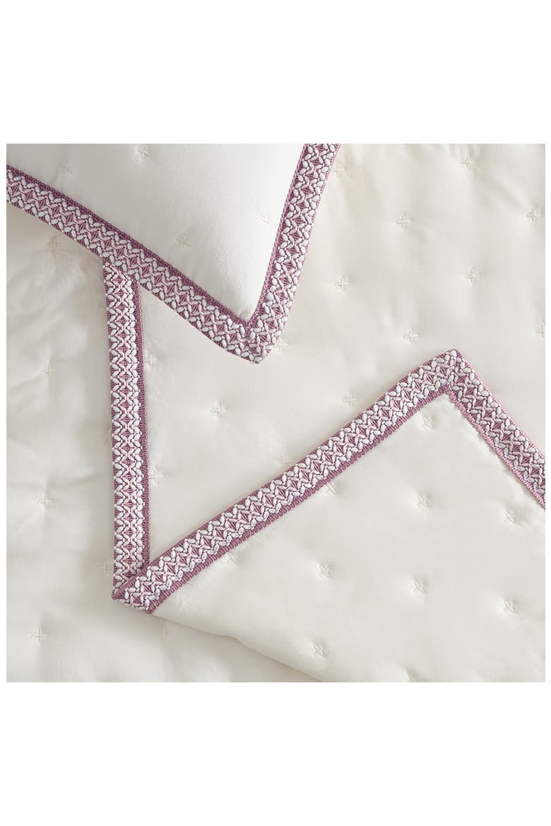 Devon UGGBraid Quilt & Shams Set, Alternate, color, SNOW/ DUSTY ORCHID