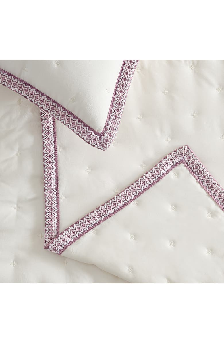UGG<sup>®</sup> Devon UGGBraid Quilt & Shams Set, Alternate, color, Snow/ Dusty Orchid