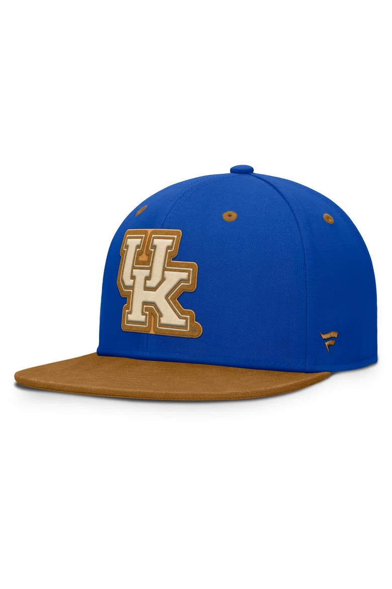 Men's Fanatics Royal/Brown Kentucky Wildcats NoBo Fitted Hat, Main, color, Royal
