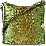 Brahmin Katie Croc Embossed Leather Crossbody Bag