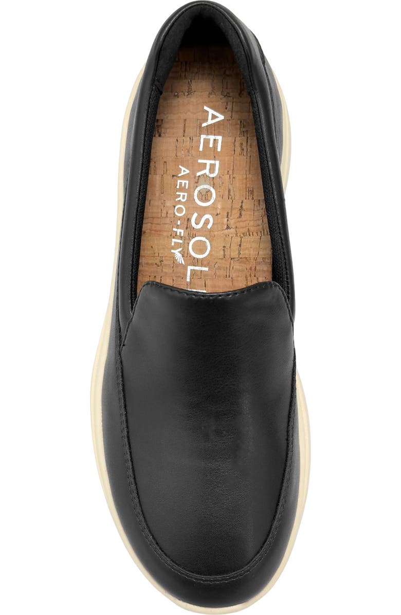 Aerosoles Felice Croc Embossed Sneaker, Alternate, color, Black