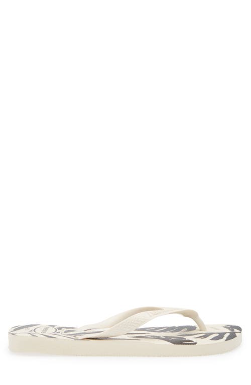 Havaianas Aloha Flip Flop In Beige