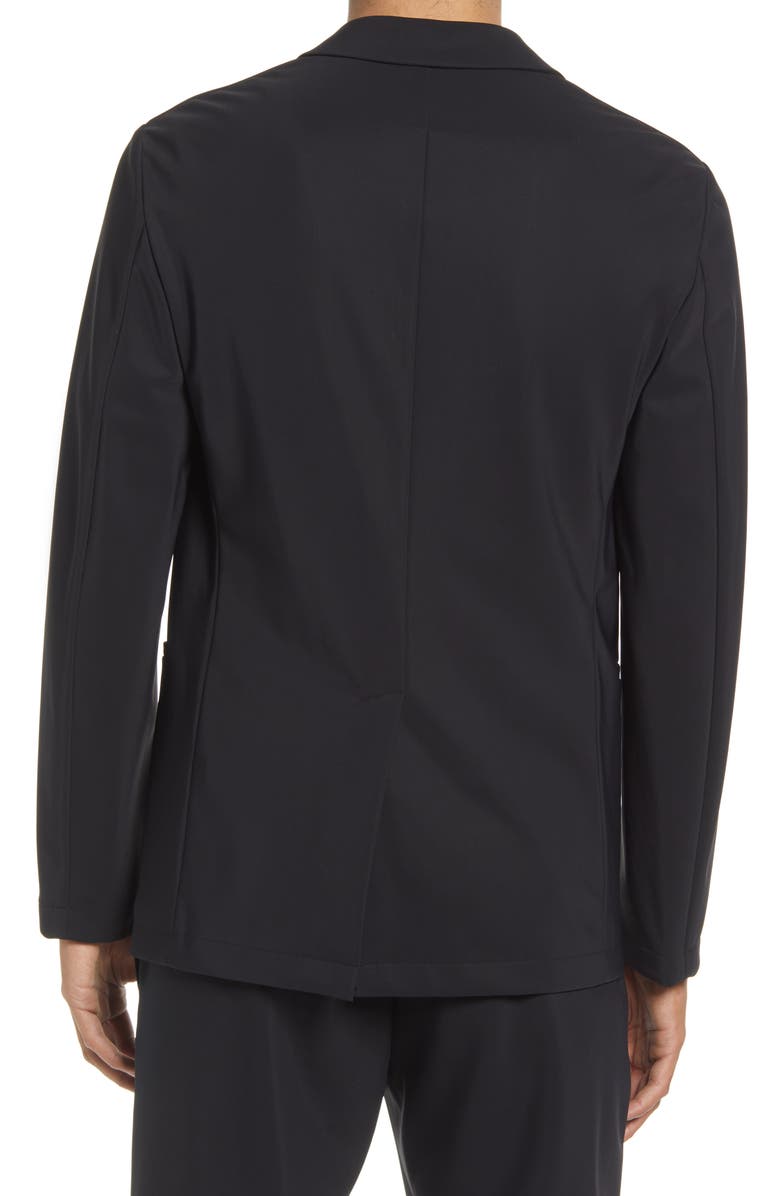 Theory Clinton Precision Ponte Knit Blazer, Alternate, color, Black