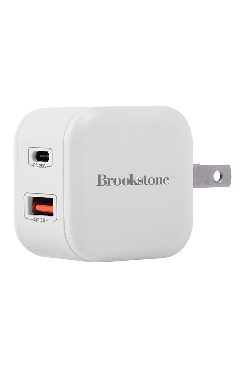 4 Foot C-to-C & Wall Charger 20W, Main, color, WHITE