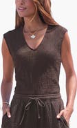 LASCANA Sleeveless Textured Top