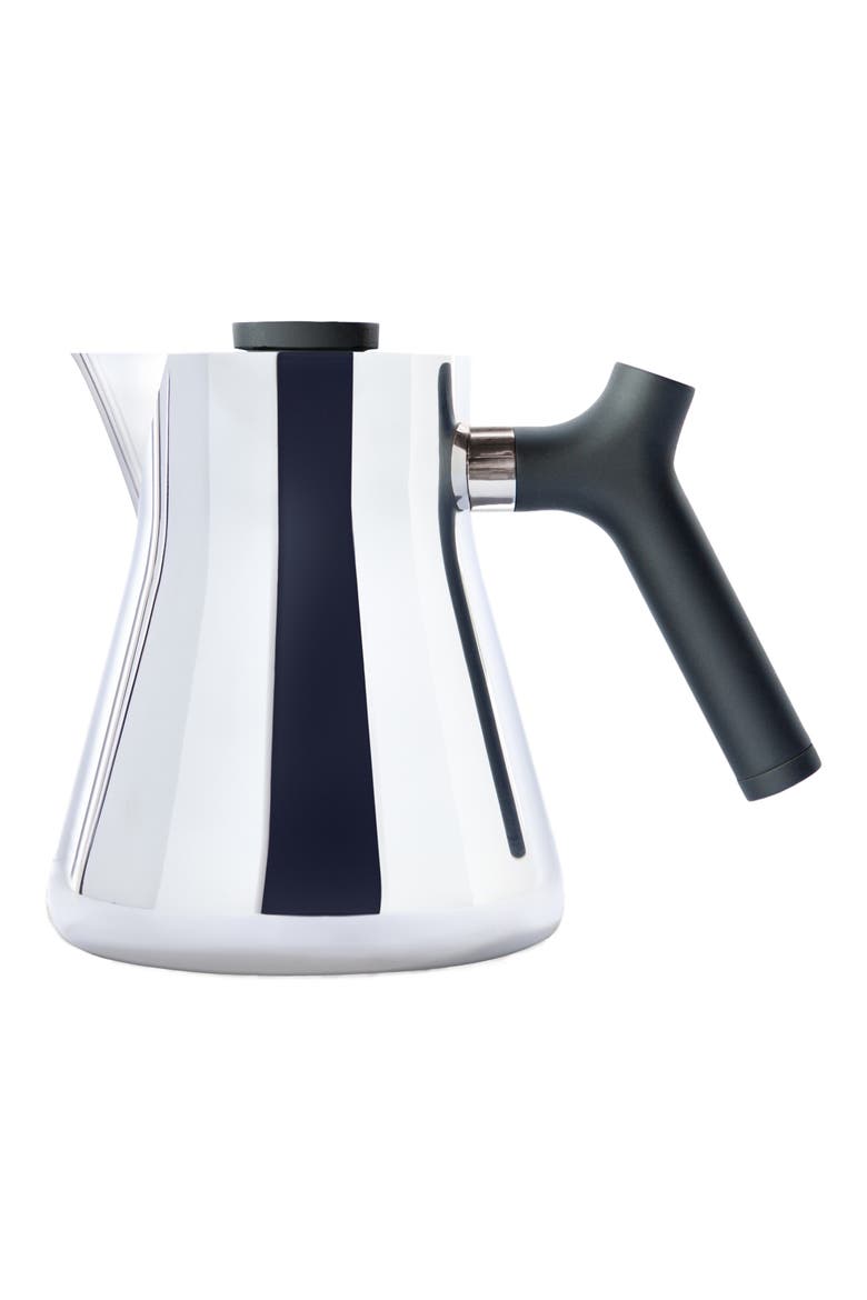 Raven Stovetop Tea Steeper Kettle, Main, color, POLISHED