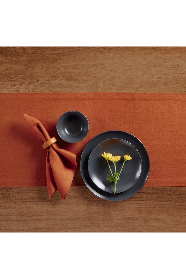 Linen Dinner Napkins Set of 4, 20 x 20" - Diana, Alternate, color, Cinnamon