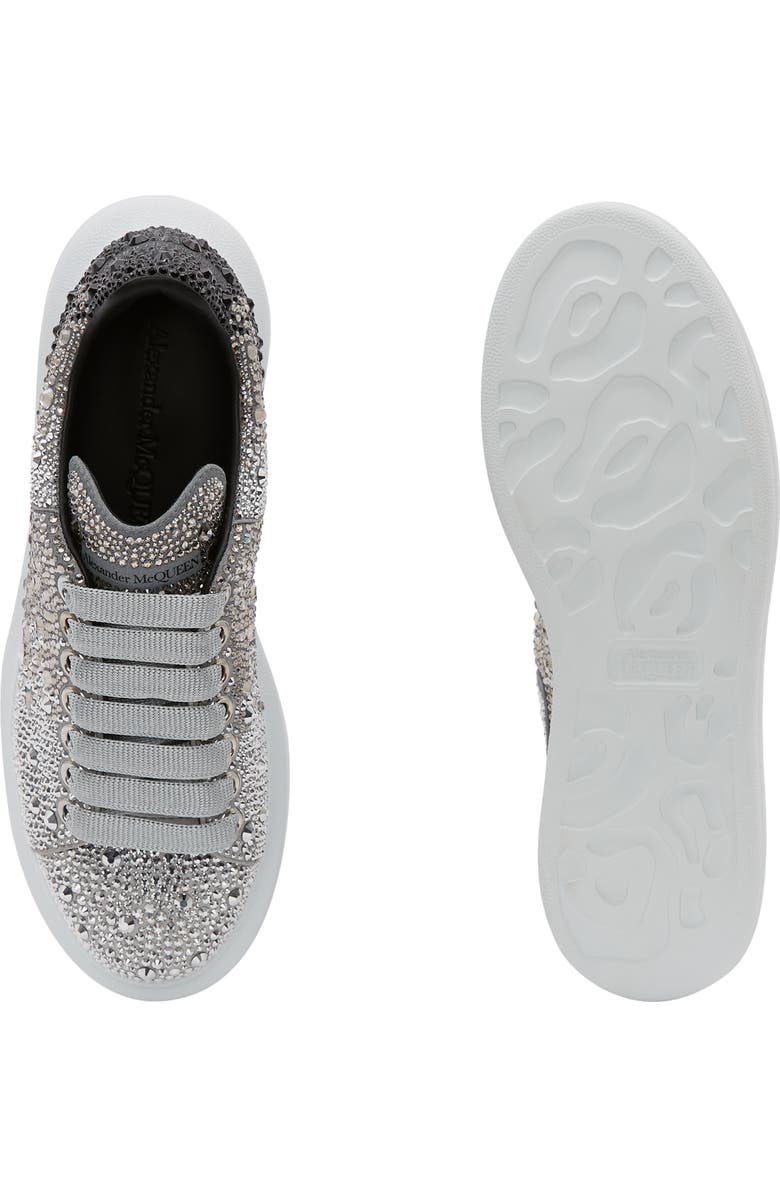 McQueen Alexander McQueen Oversize Crystal Sneaker, Alternate, color,