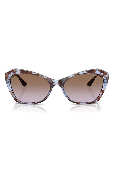 56mm Cat Eye Sunglasses