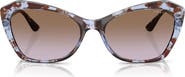 VOGUE 56mm Cat Eye Sunglasses
