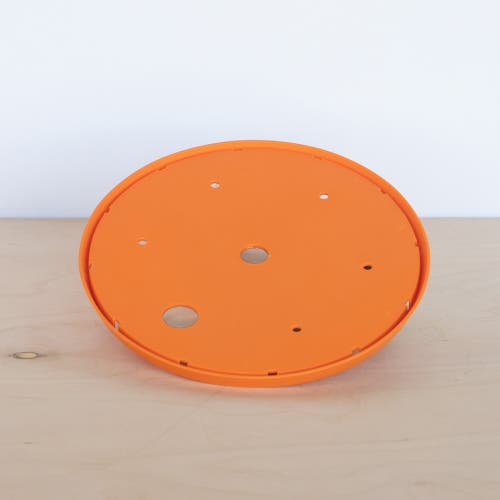 Bloem Ups A Daisy Round Planter Lift Insert 12 Inch Orange In Orange