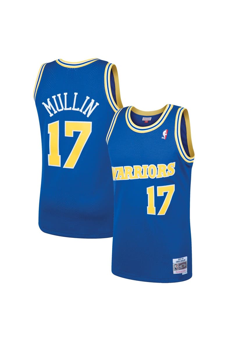 Men's Mitchell & Ness Chris Mullin Royal Golden State Warriors 1993/94 Hardwood Classics Swingman Jersey, Alternate, color, Royal
