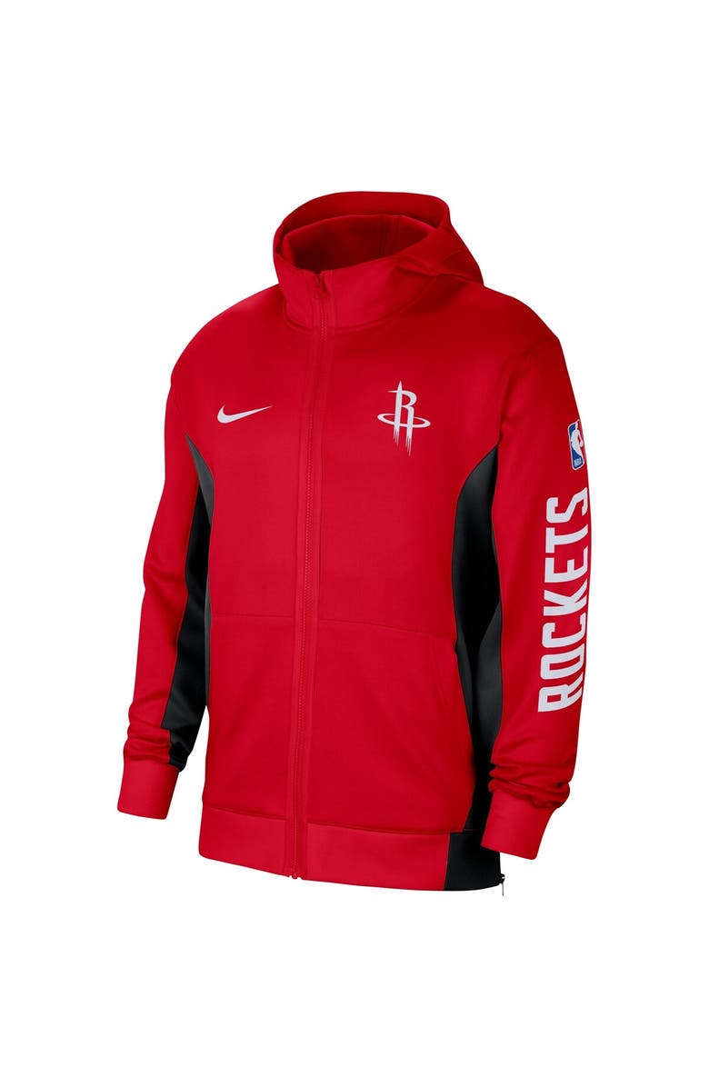 Nike Men's Nike Red Houston Rockets 2023/24 Authentic Showtime Full-Zip Hoodie, Alternate, color,
