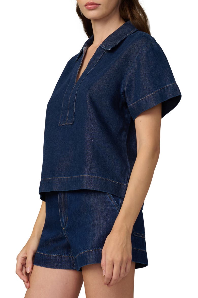 The Lillian Denim Shirt, Alternate, color, HONOR