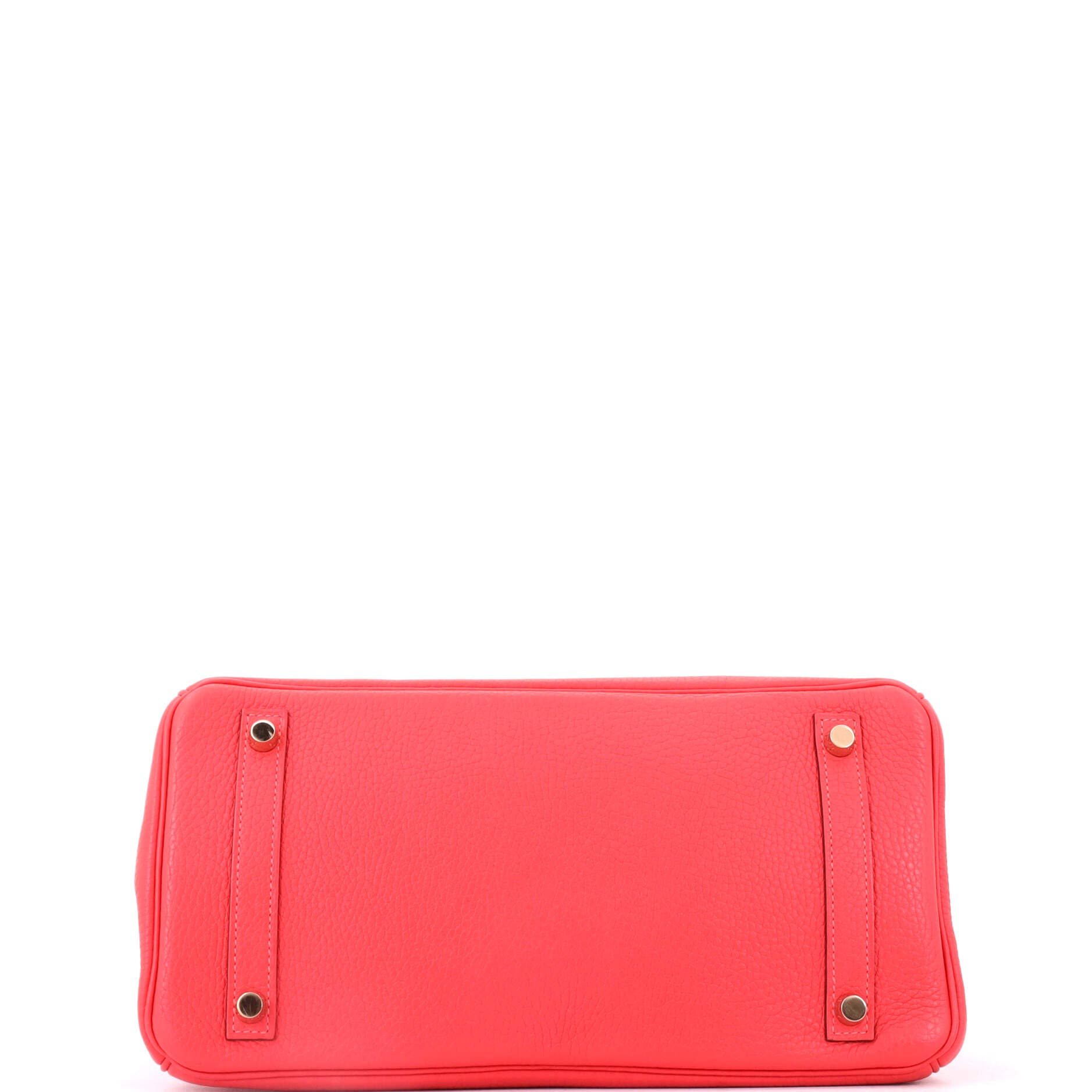 Birkin Handbag Pink Clemence with Gold Hardware 30, Alternate, color, Red