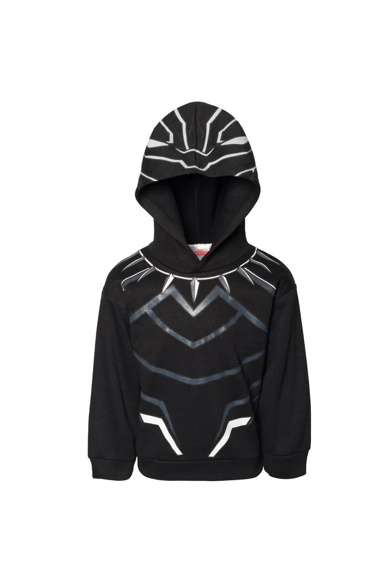 Avengers Cosplay Fleece Hoodie and Pants Set, Alternate, color, Black Panther Black