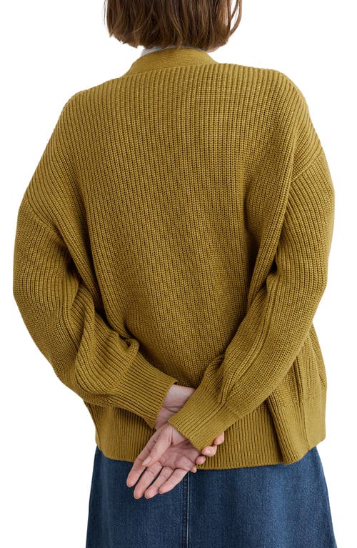Seasalt Cornwall Winding Creek Oversize Organic Cotton Cardigan In Brown