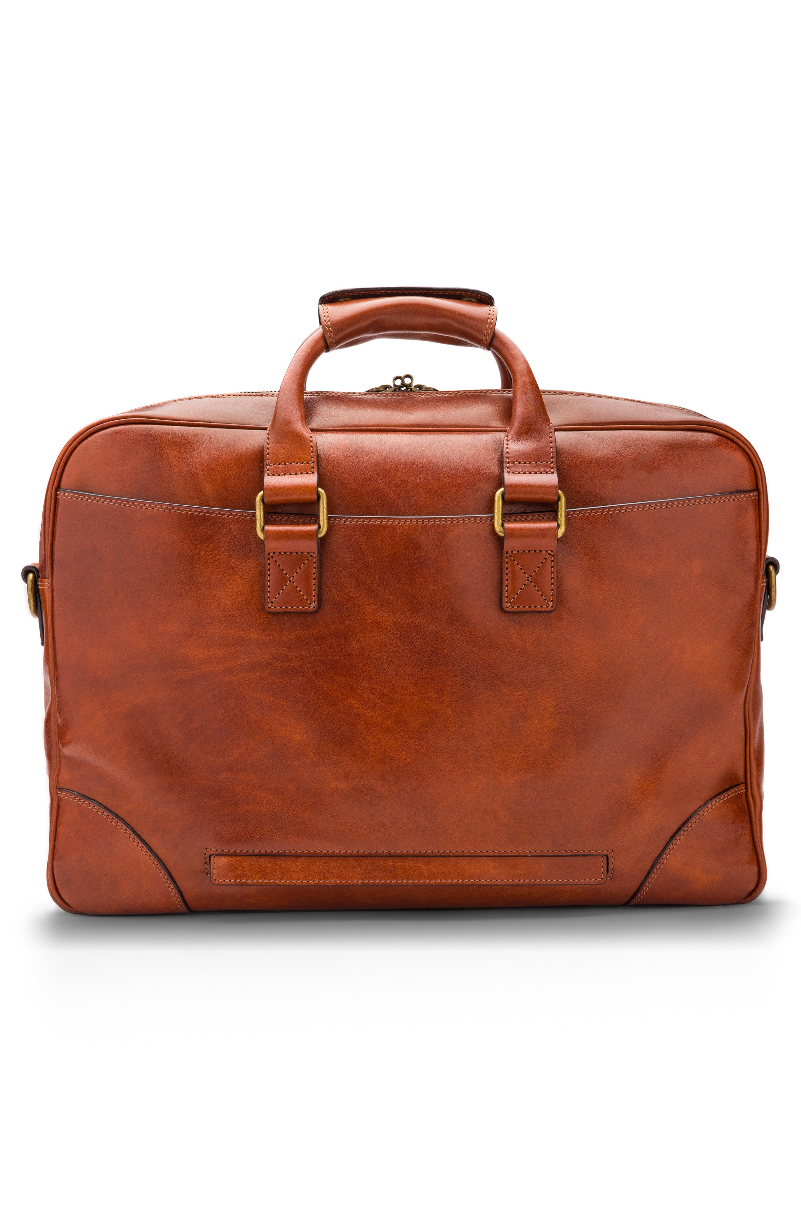 Bosca Leather Double Gusset Briefcase, Alternate, color, 
