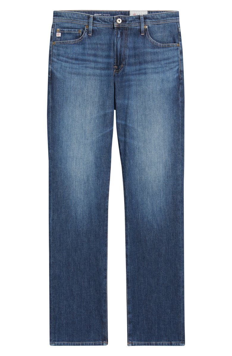 AG Graduate Tailored Straight Leg Jeans, Alternate, color, Bellingham