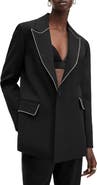AllSaints Atlas Krys Rhinestone Embellished Blazer