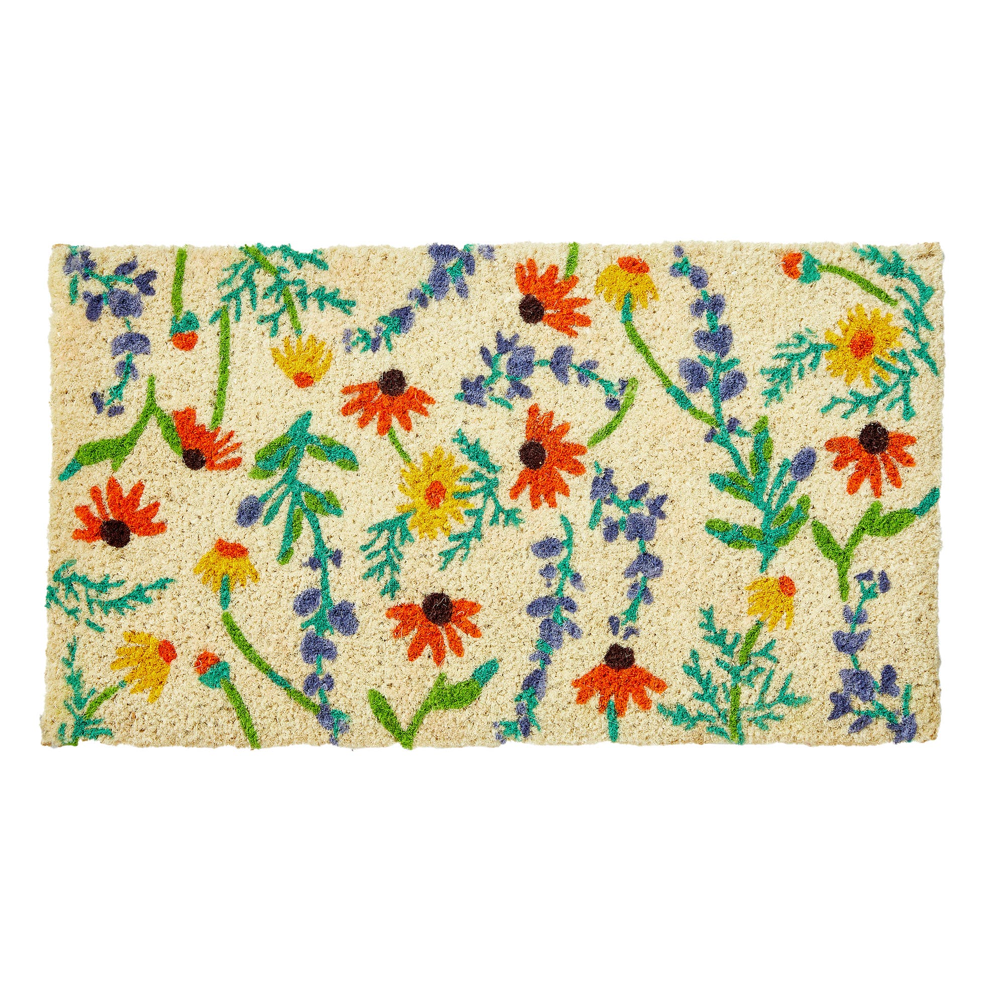 Tag Ltd. Field Flower Coir Mat - Thumbnail 5