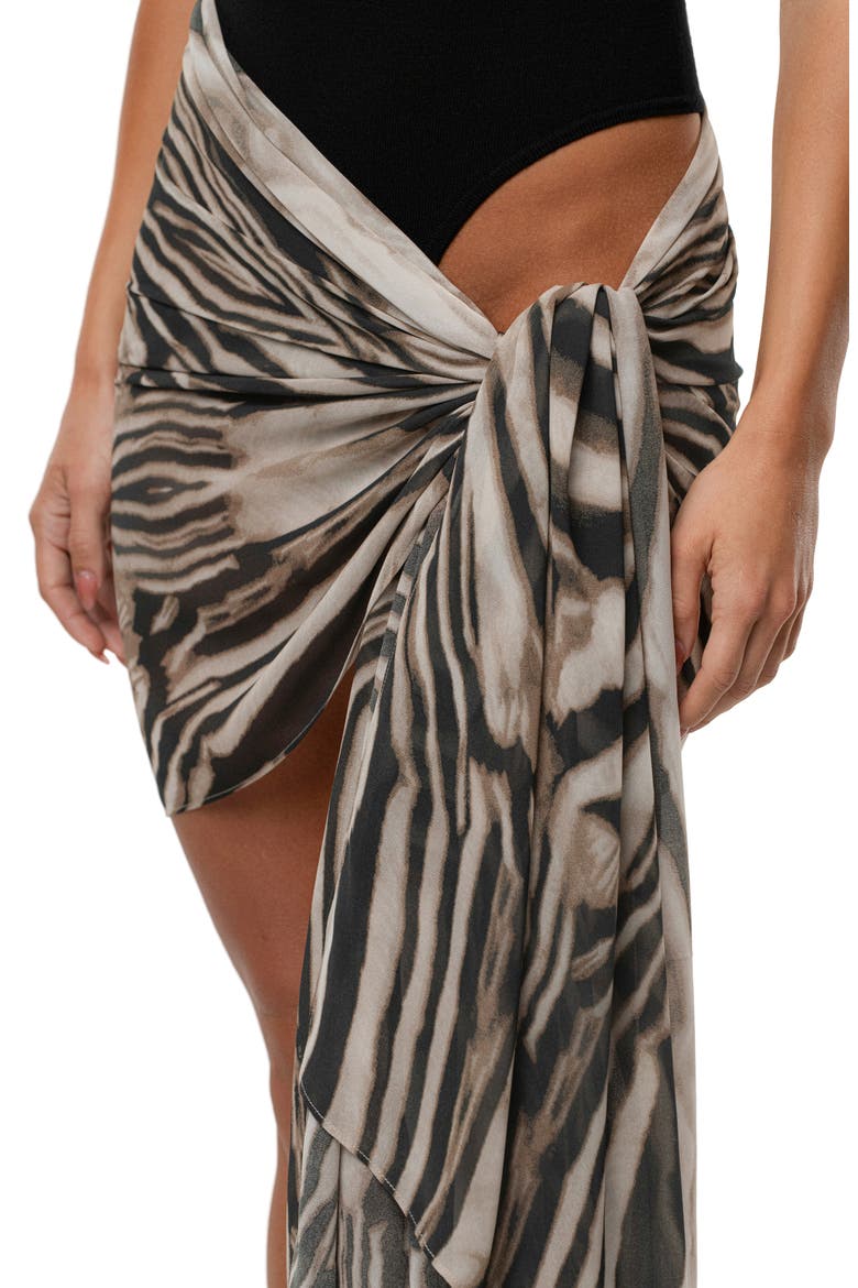 Shadow Safari Scarf, Alternate, color, BROWN