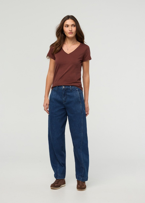 Performance Denim Lite Boxy Shirt