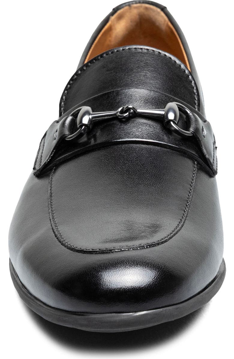 Florsheim Modena Moc Toe Bit Loafer, Alternate, color, Black