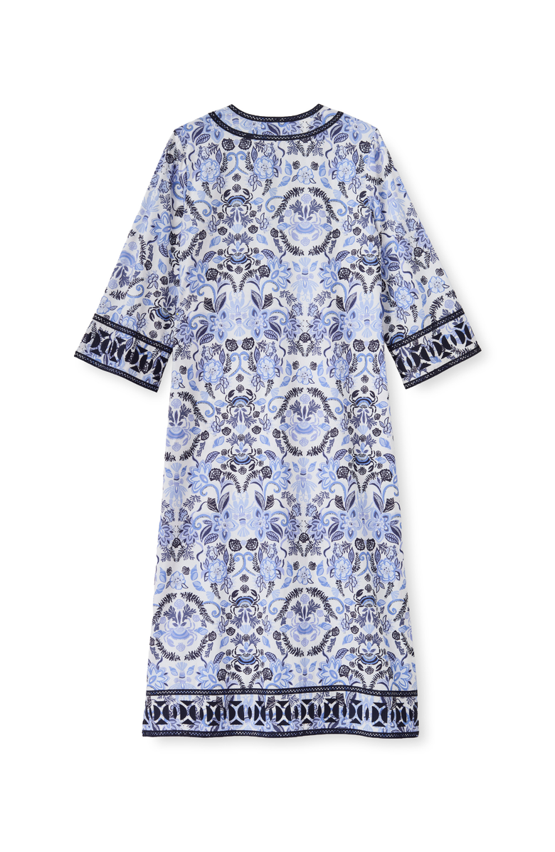 Cartolina Yvonne Caftan, Alternate, color, Mariners Bloom