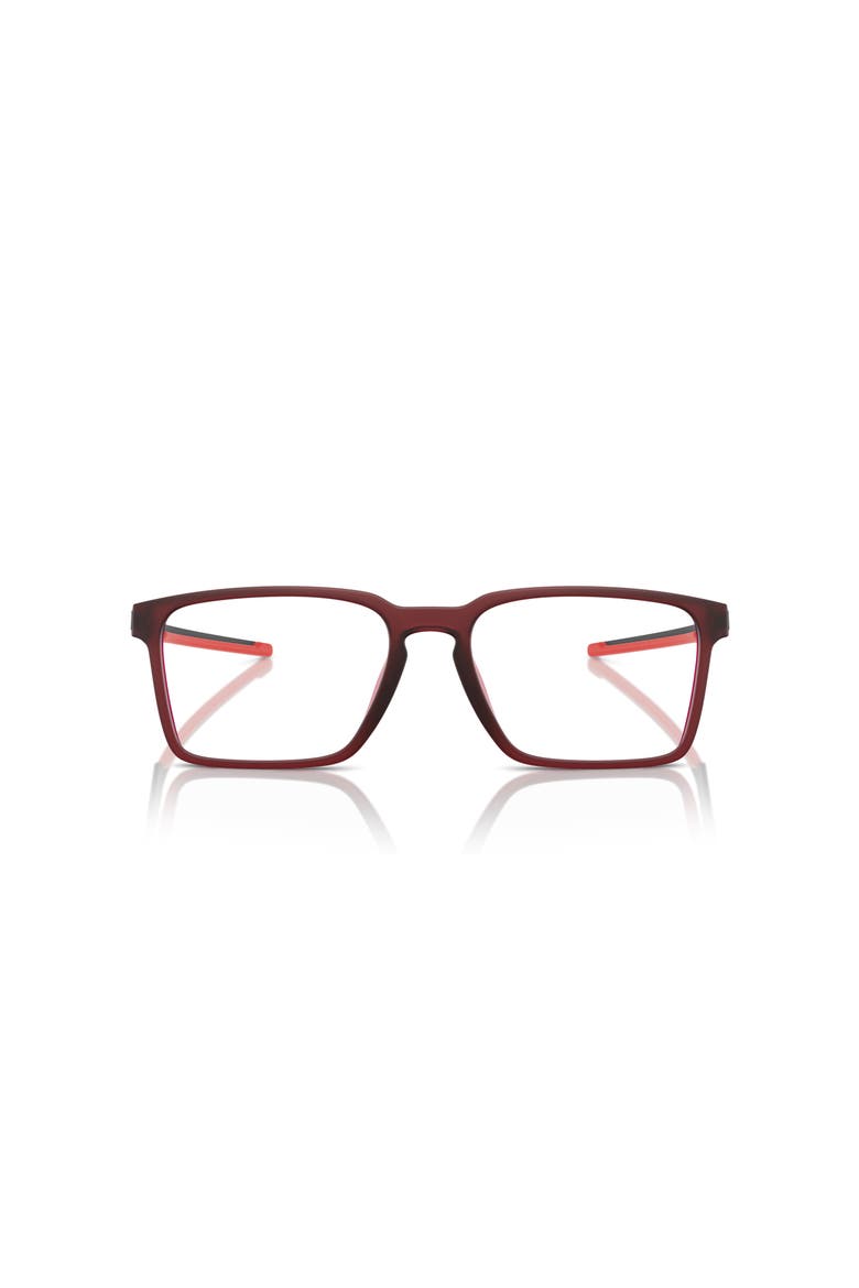 56mm Rectangle optical glasses, Alternate, color, Red