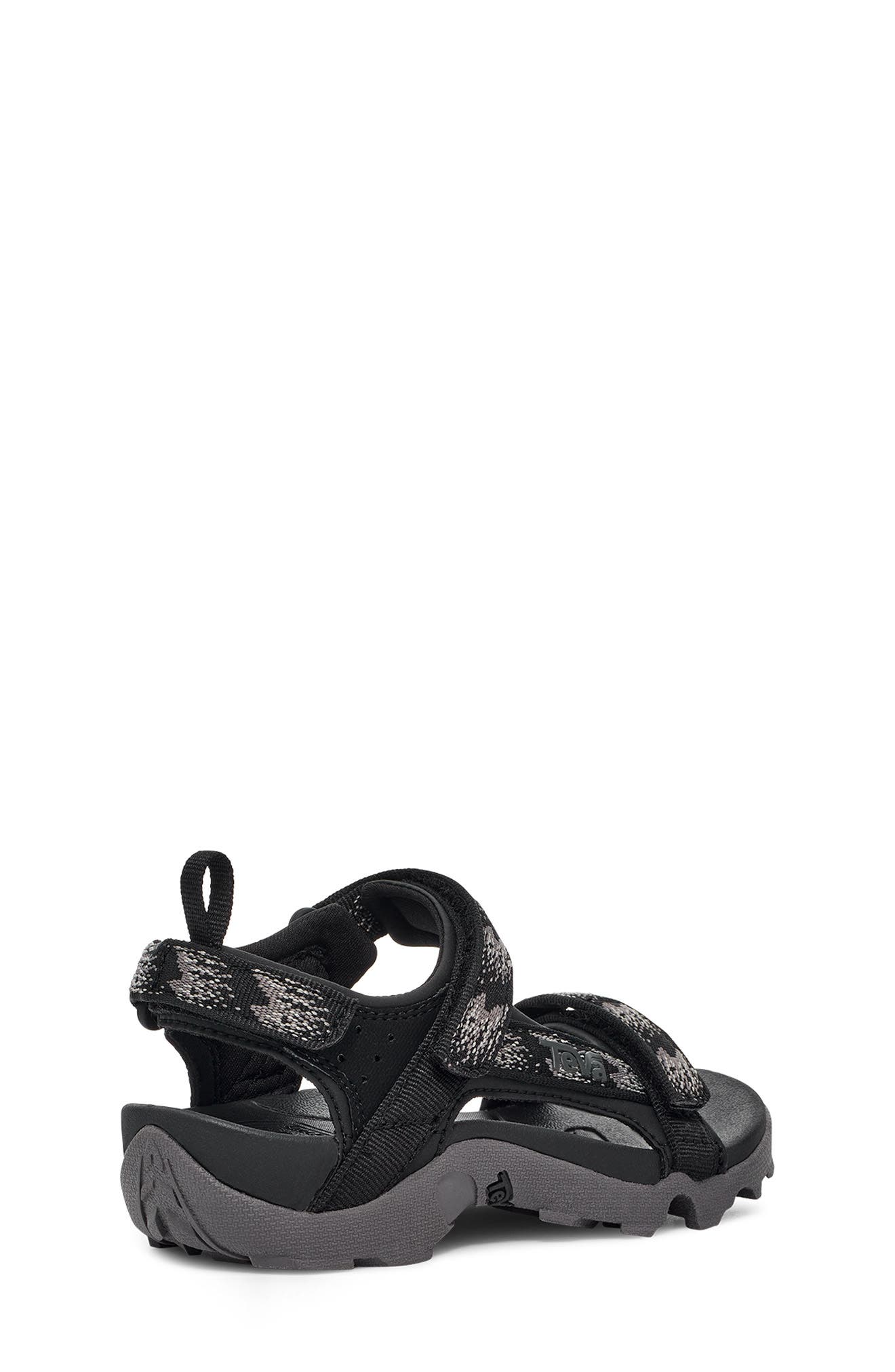 Teva Tanza Sport Sandal, Alternate, color, Rainfall Black/ Grey