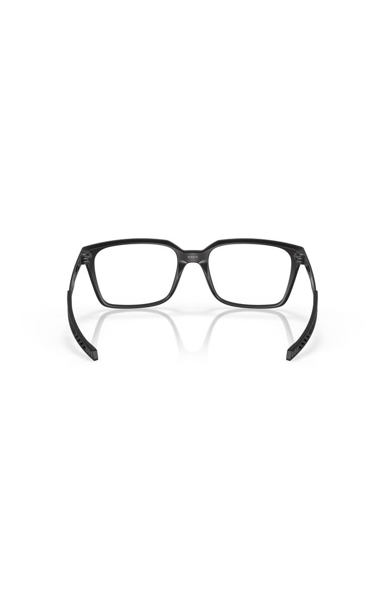 Oakley 53mm Rectangle optical glasses, Alternate, color, Black