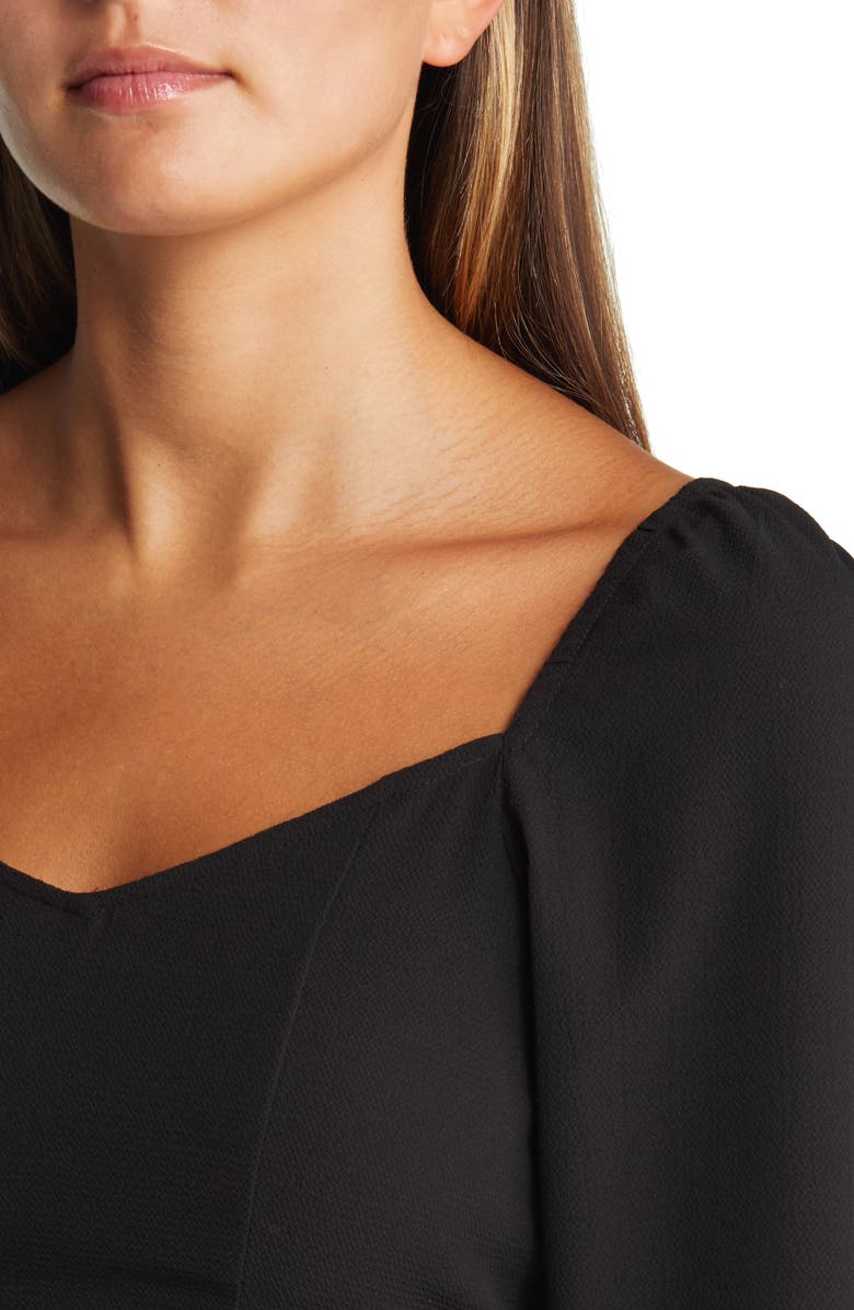 VERO MODA Saga Sweetheart Neck Crop Top, Alternate, color, 