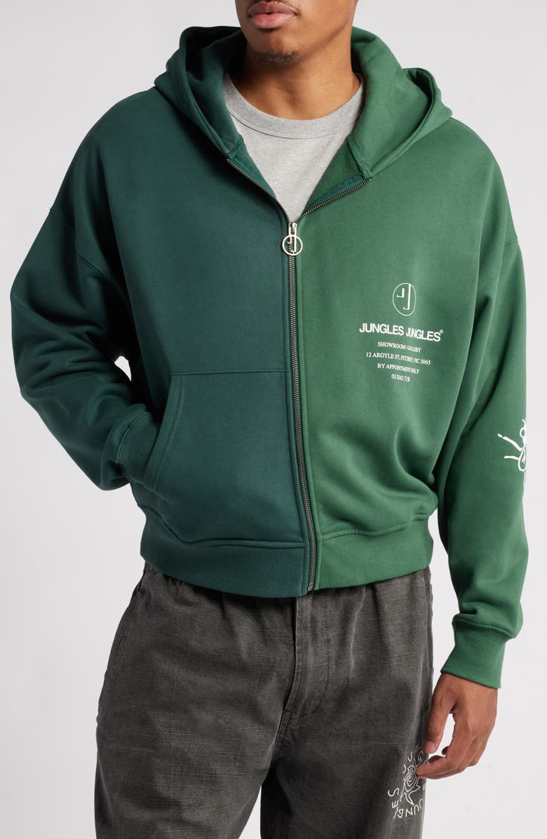JUNGLES Appointment Only Split Zip Hoodie, Alternate, color, 