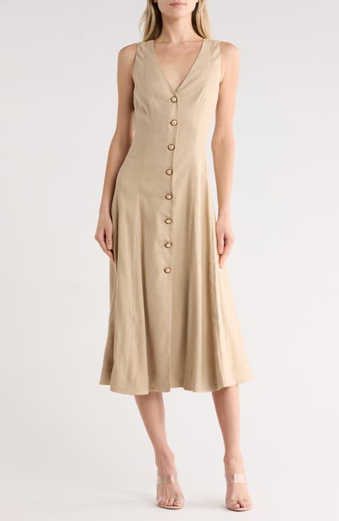 Lou Linen Blend Dress