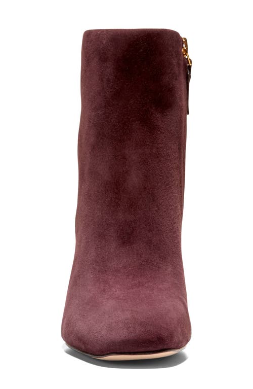 Cole Haan Gemma Bootie In Burgundy