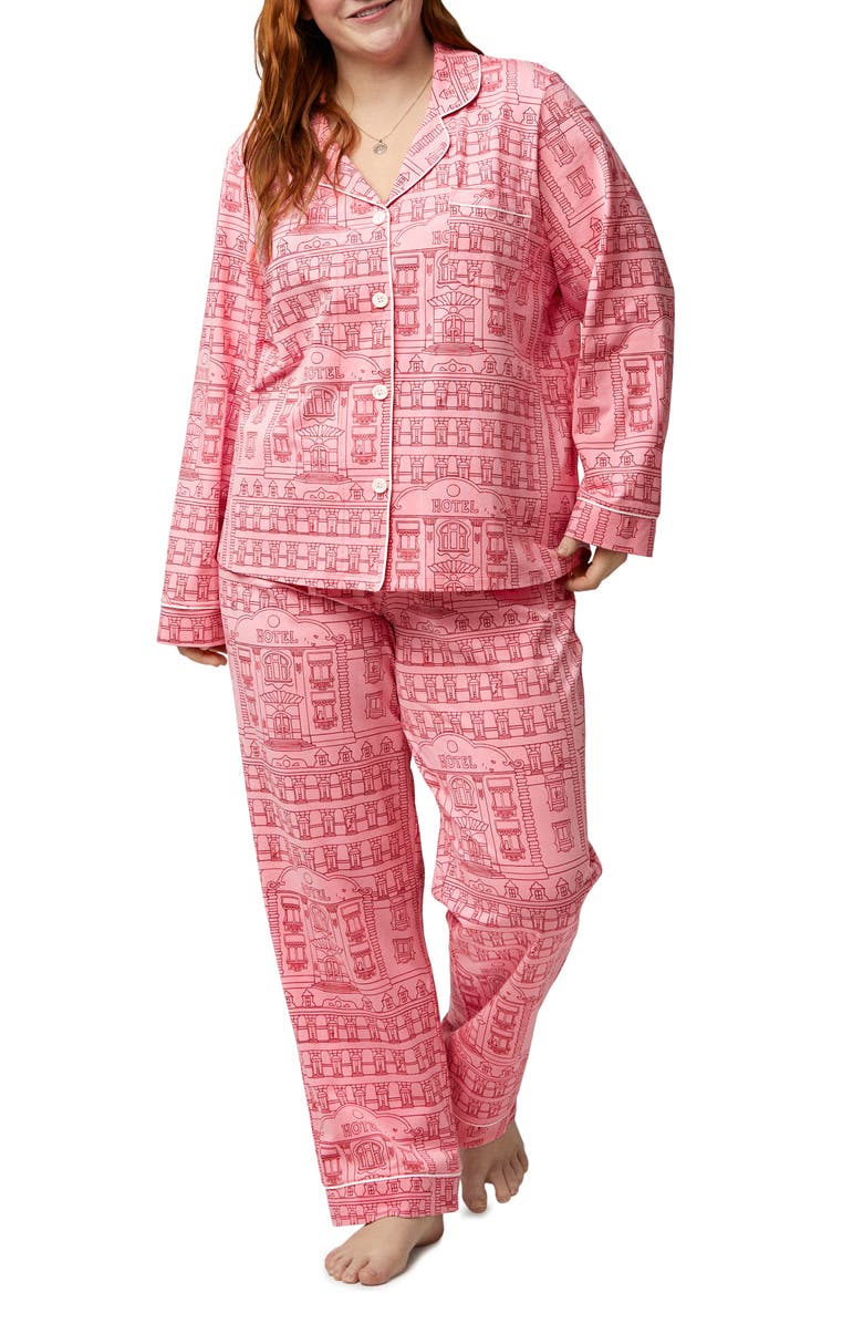 BedHead Pajamas Print Organic Cotton Jersey Pajamas, Alternate, color,