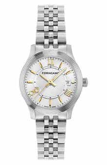 Duo Stainless Steel Bracelet Watch, 28mm