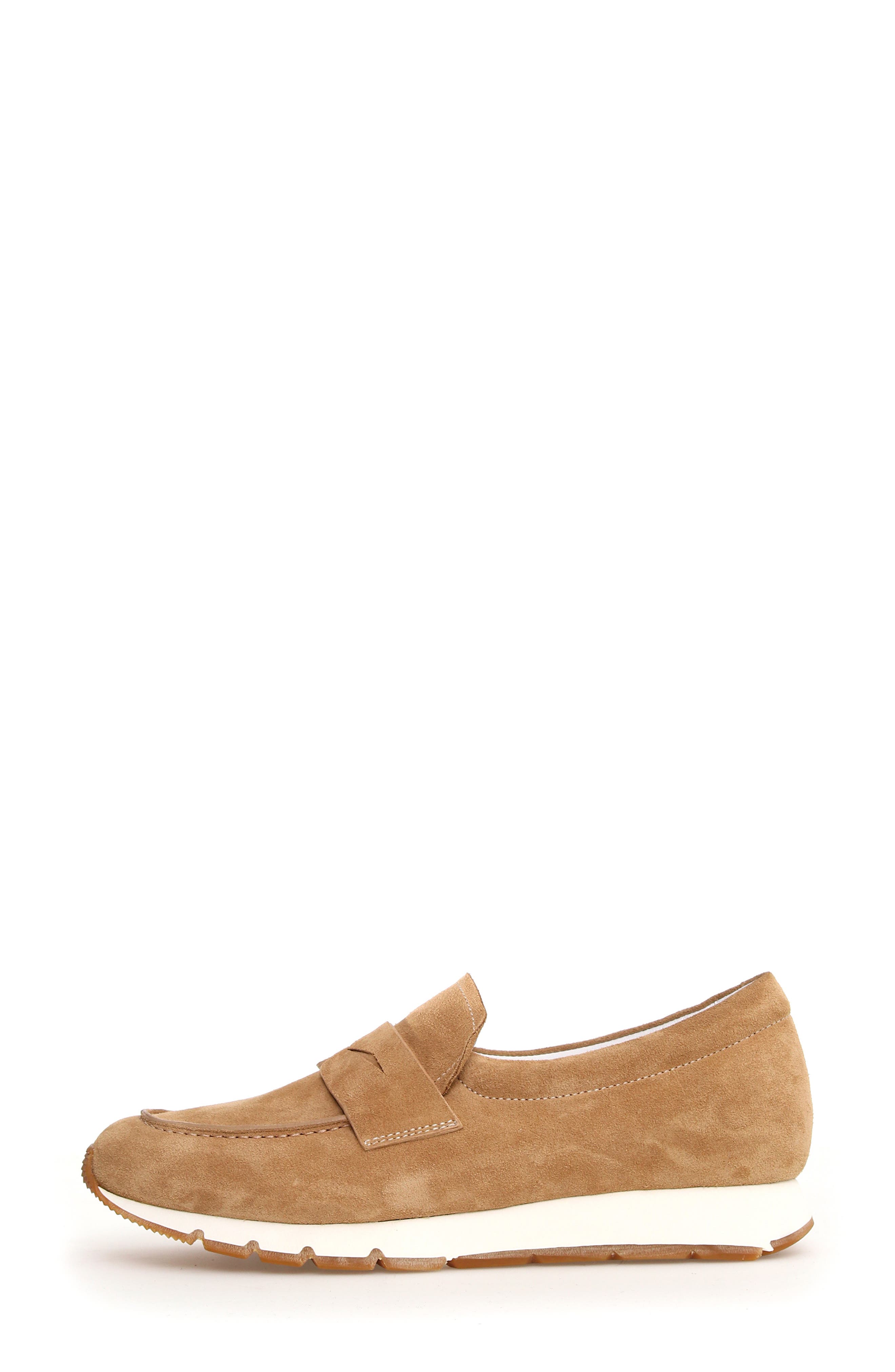 Voile Blanche Julia Hybrid Loafer Sneaker, Alternate, color, Caramel