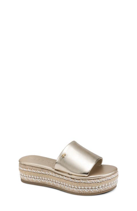 Keswick Espadrille Platform Wedge Slide Sandal (Women)