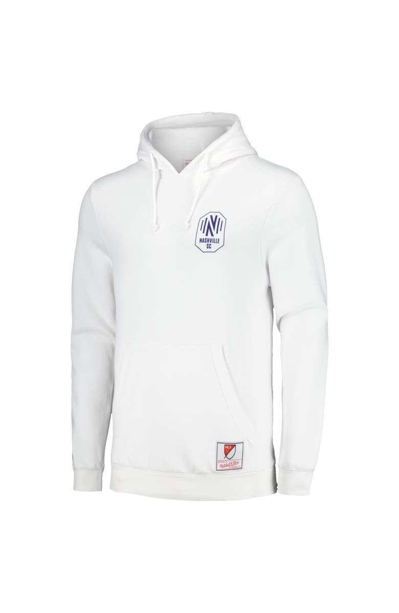 Mitchell & Ness Men's Mitchell & Ness White Nashville SC 615 Pullover Hoodie, Alternate, color, 