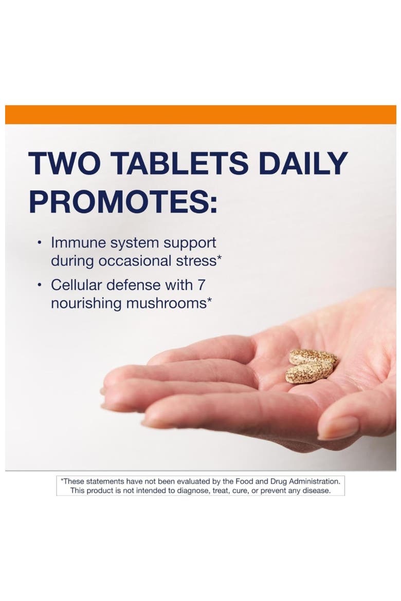 Mycotaki Immune Support Mushroom Supplement Tablets 90 Tablets, Alternate, color, None
