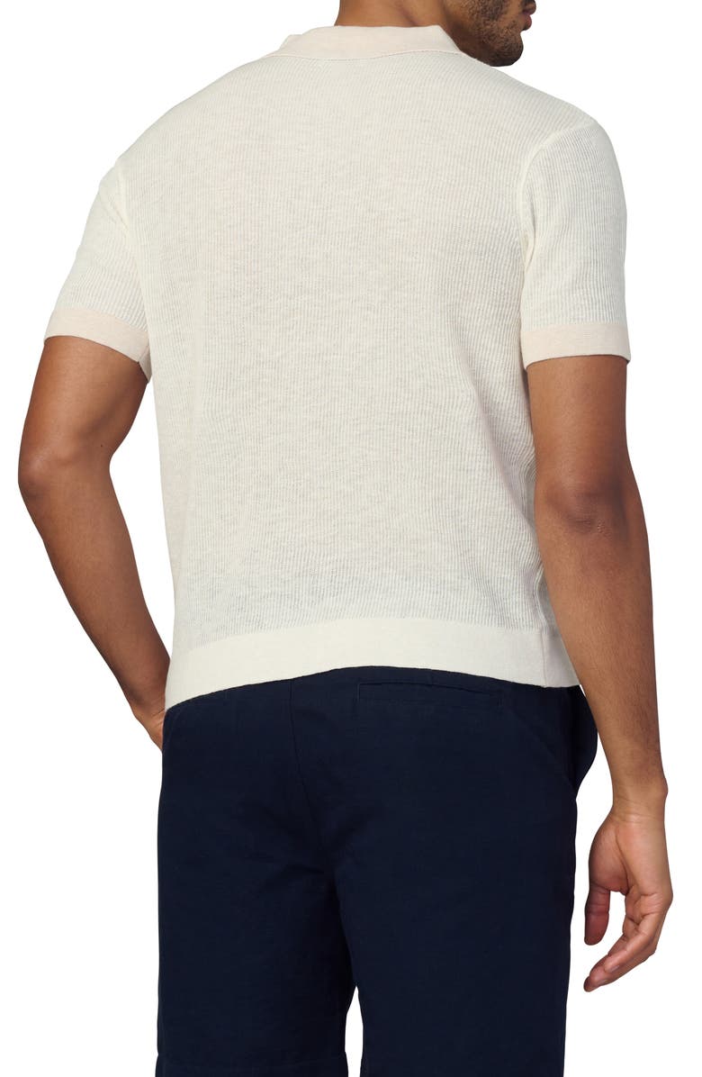 Joe's Club Cotton & Linen Polo, Alternate, color, Papyrus