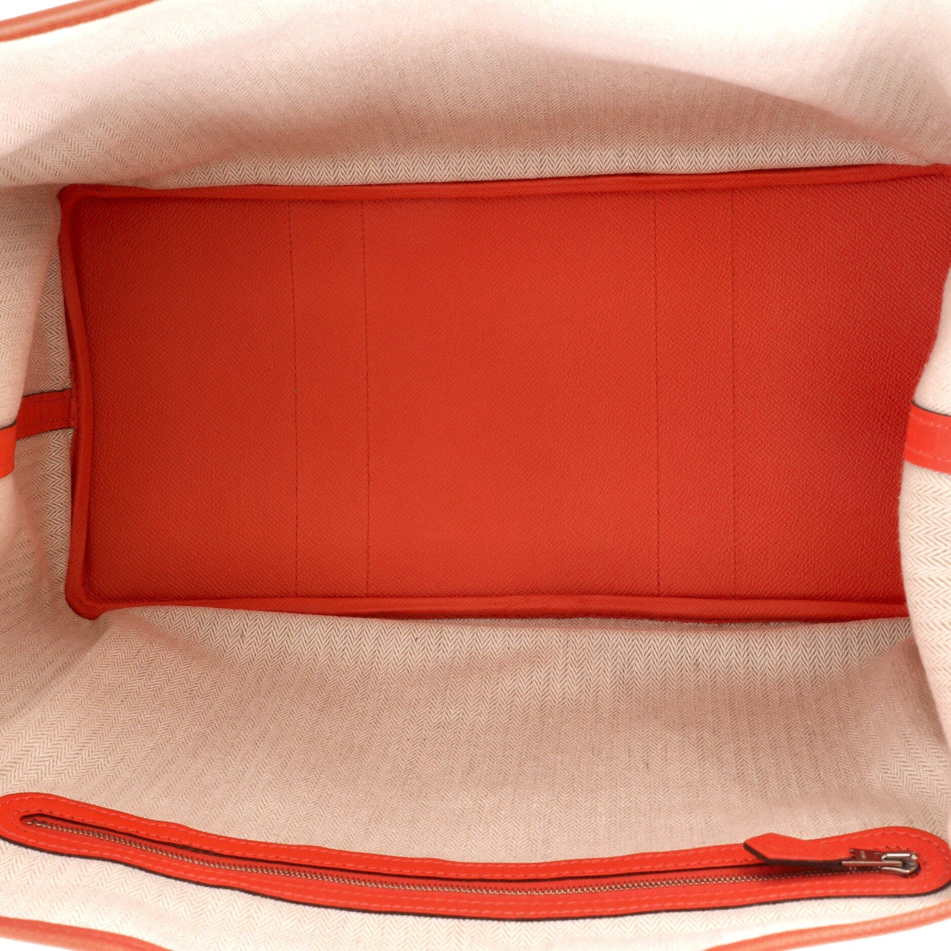 Garden Party Tote Leather 36, Alternate, color, Red